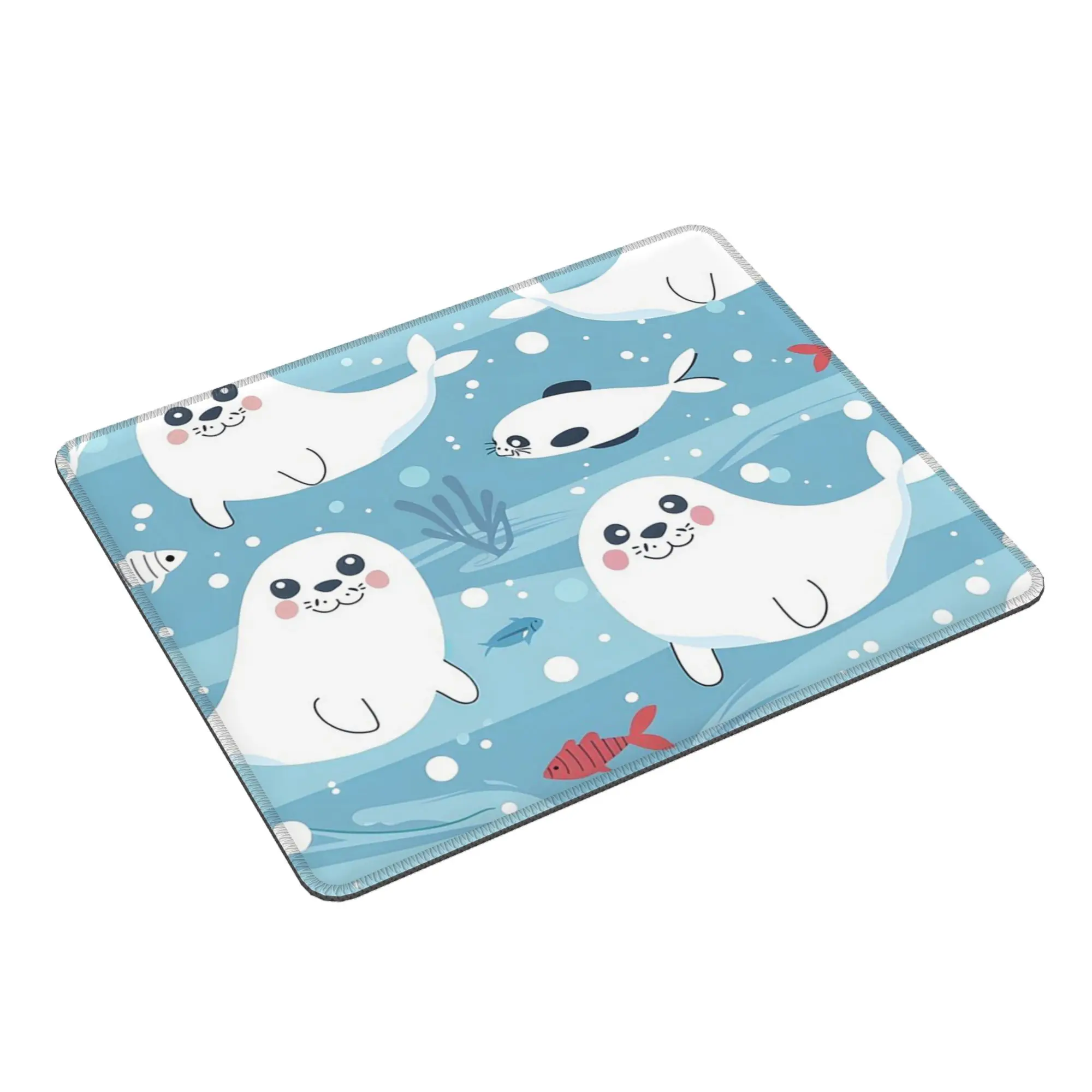 Cartoon Seal Underwater Mouse Pad Computer Keyboard Mouse Mat Gamer PC Laptop Desk Mat Office Accessories Table Mats