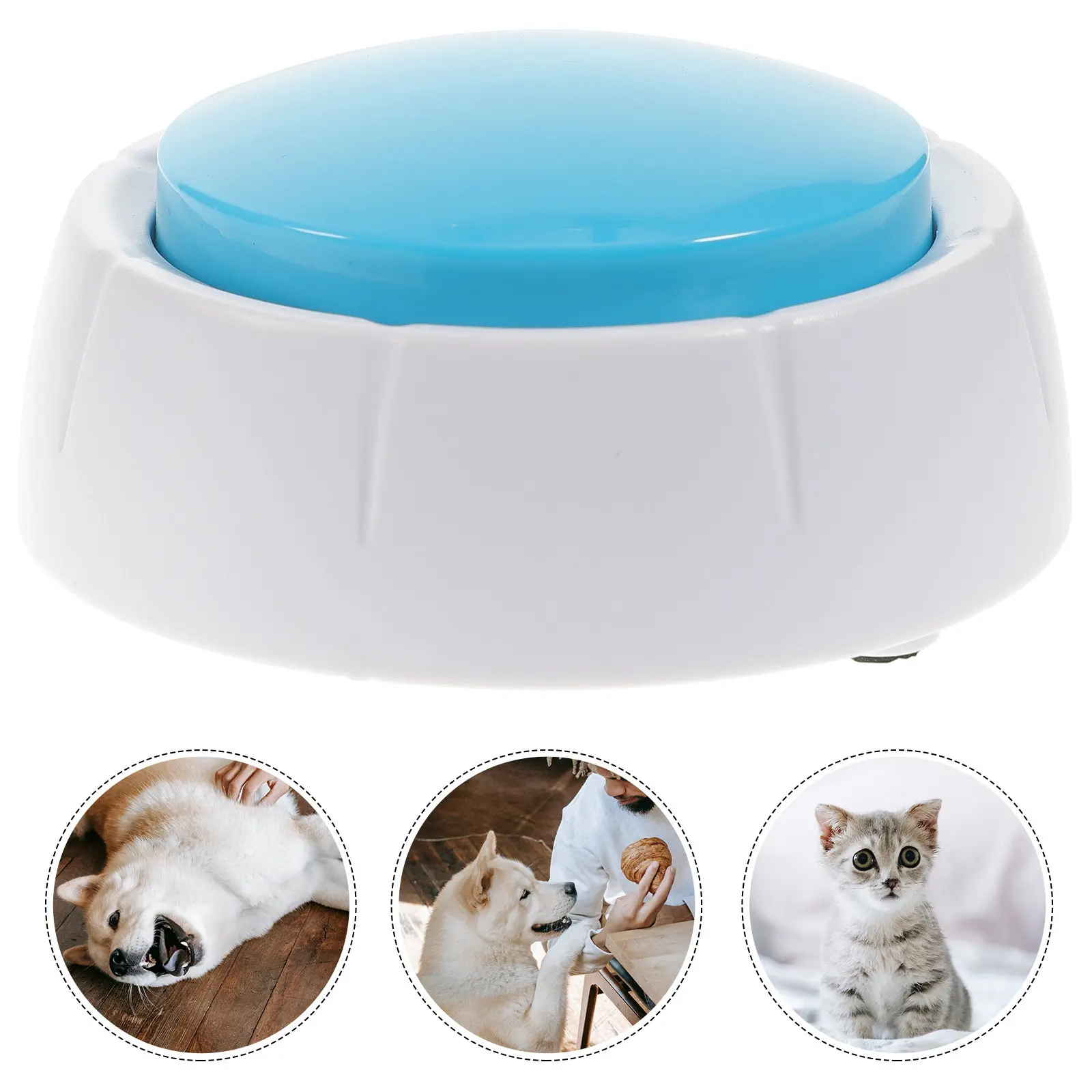 

Recordable Voice Button for Dog Training High-Quality PP Material Sound Activation Interactive Tool Dog Recorder