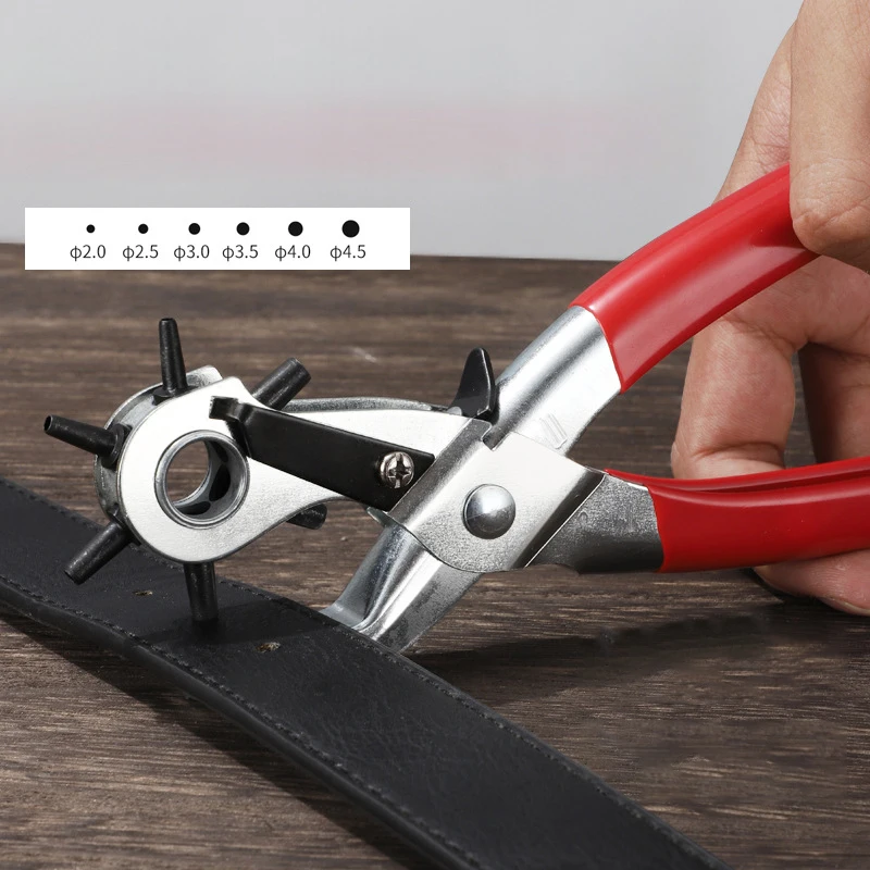 

Leather Hole Punch Leather Tools Multifunctional Ordinary Carbon Steel Belt Puncher Punching Tool Belt Hole Puncher Crafts Tool