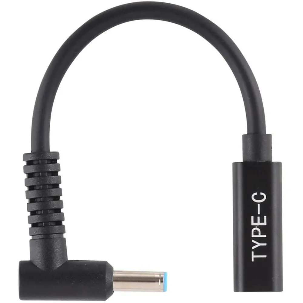 Type C USB 3.1 USB-C to DC 20V 4.5 3.0mm For  HP Power Plug PD Emulator Trigger Charger Cable for Lap top