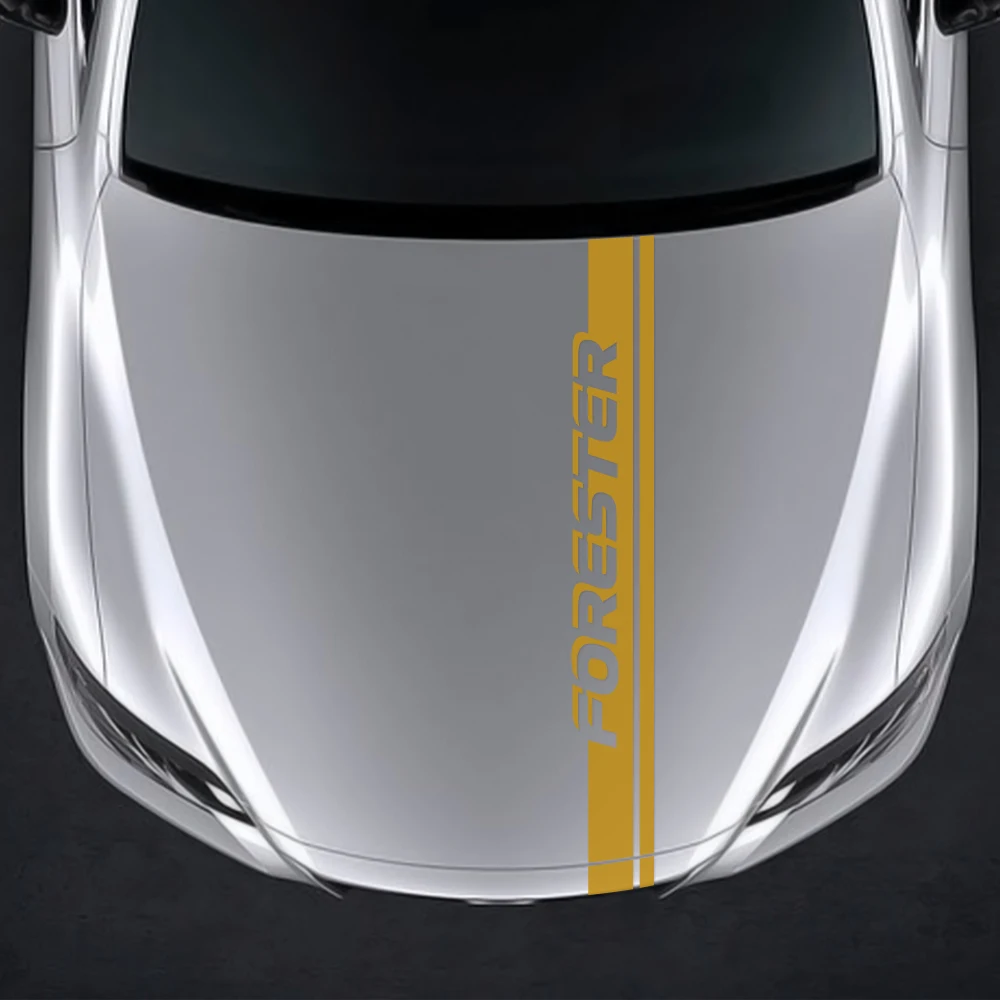 ملصقات غطاء السيارة لسوبارو فورستر SH SF SG غطاء المحرك التلقائي الفينيل فيلم بولي كلوريد الفينيل بونيه الديكور الشارات ضبط اكسسوارات السيارات