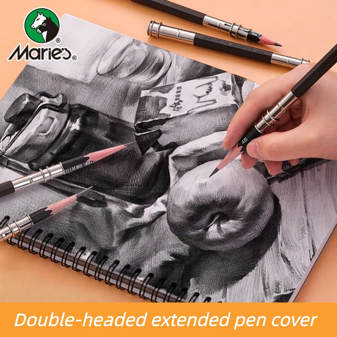 

Двуглавый удлинитель карандашей, металлический, выдвижной, удлинитель, карандаш для эскизов, удлинитель угольного карандаша.