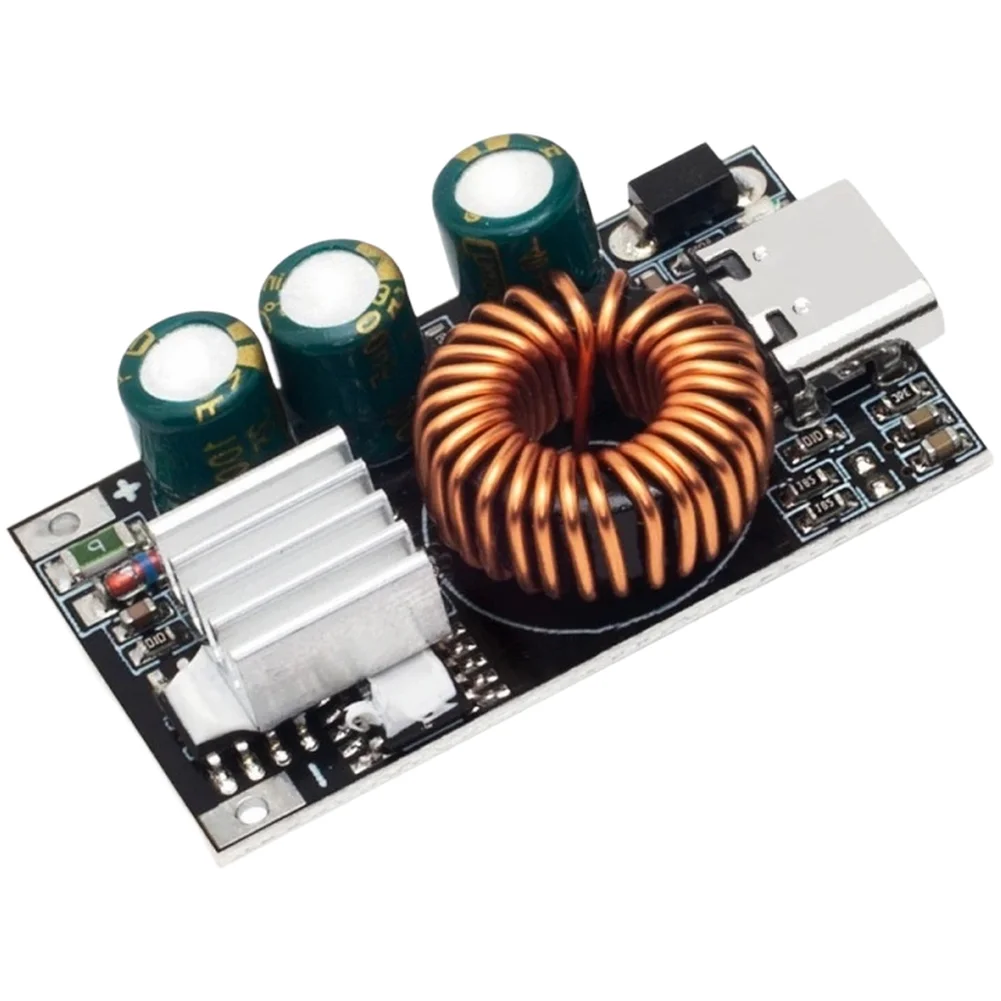 5PCS-QC3.0 Fast Charging Module DC Step-Down Converter Board 5-32V Input 18W Power Adapter For DIY Electronics Repair Projects