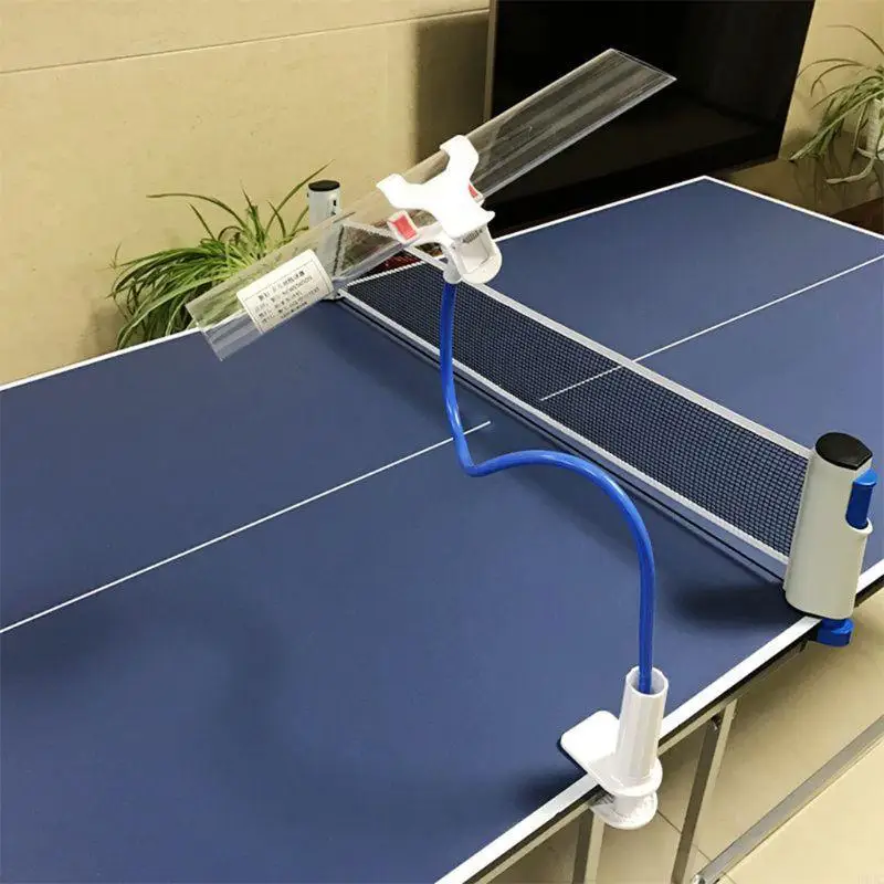 U1JC Table Tennis Trainer Pingpong Ball Training Machine Tennis Robot for Stroking Training Robot Fixed Rapid