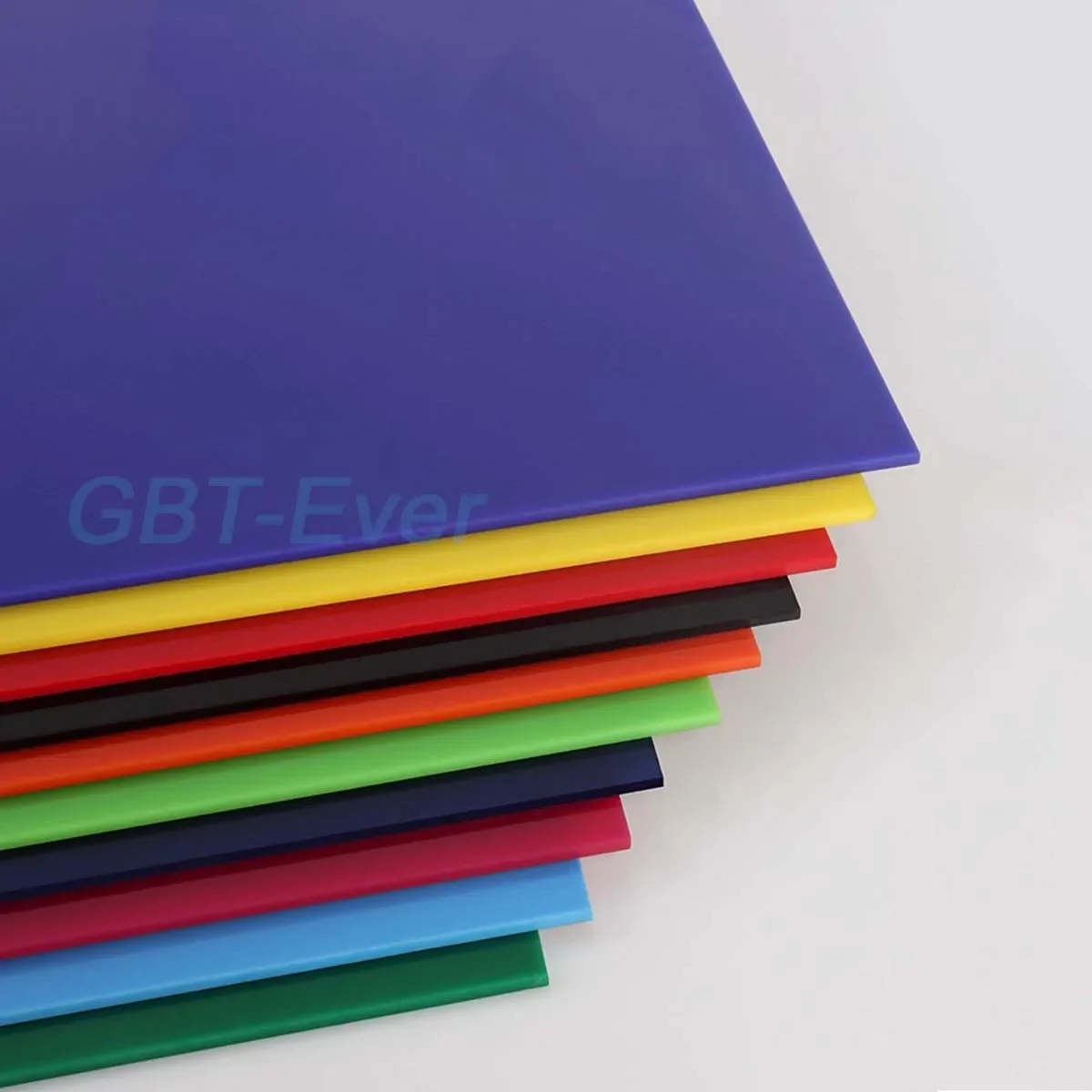 1pcs 2/3/4/5mm Thick Multicolor Plastic Square Sheet Processing Board 100x100/100x200~300x300mm DIY Materials