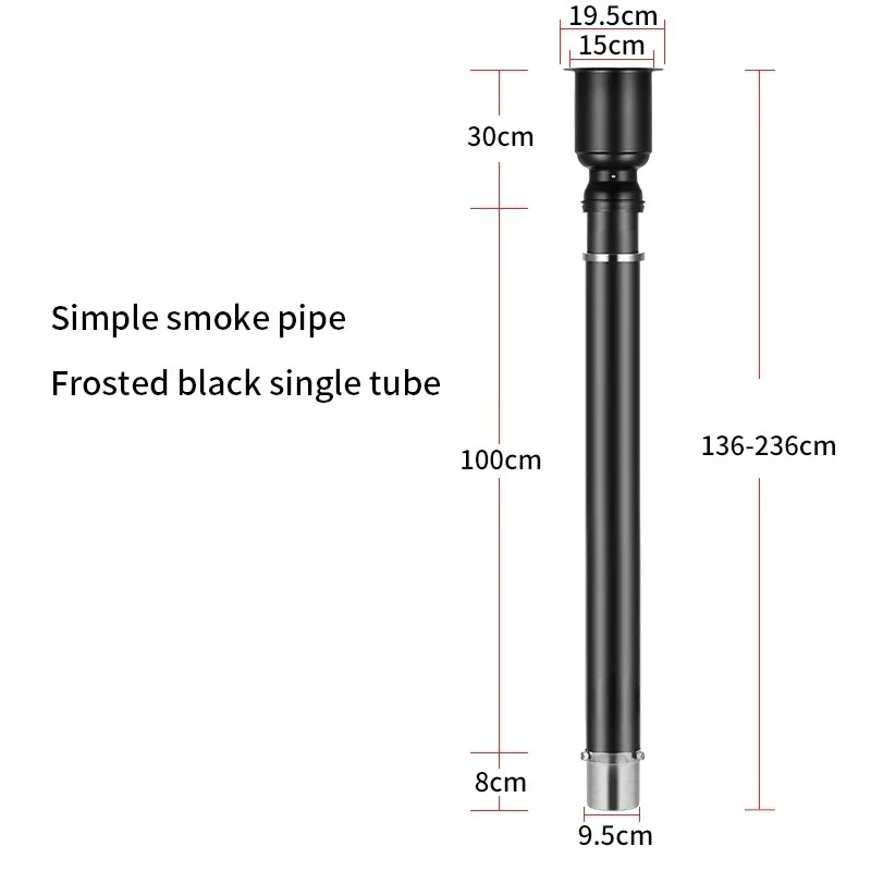 

smokeless purification barbecue exhaust pipe