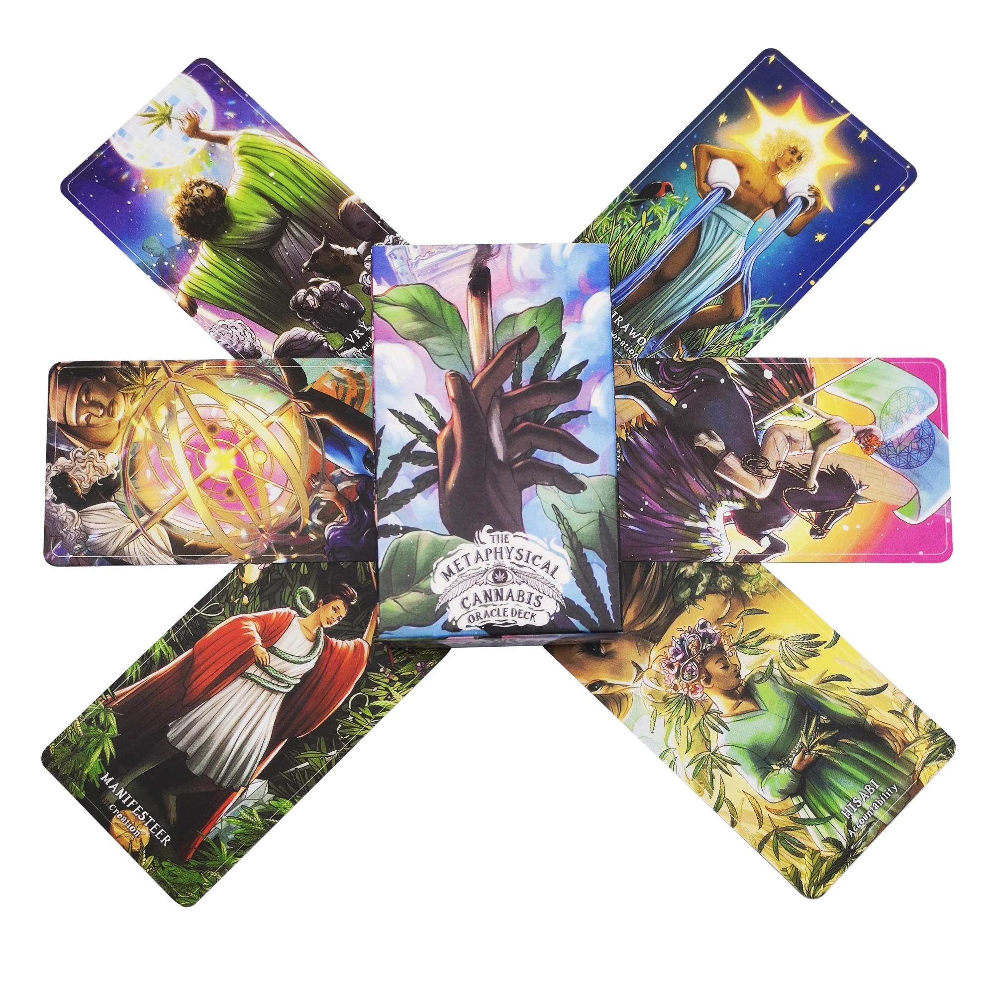 New 78pcs Tarot Oracle Cards Metaphysical Cannbais Oracledeck Oracle Card Tarot Card Party P rophecy Divination Board Game