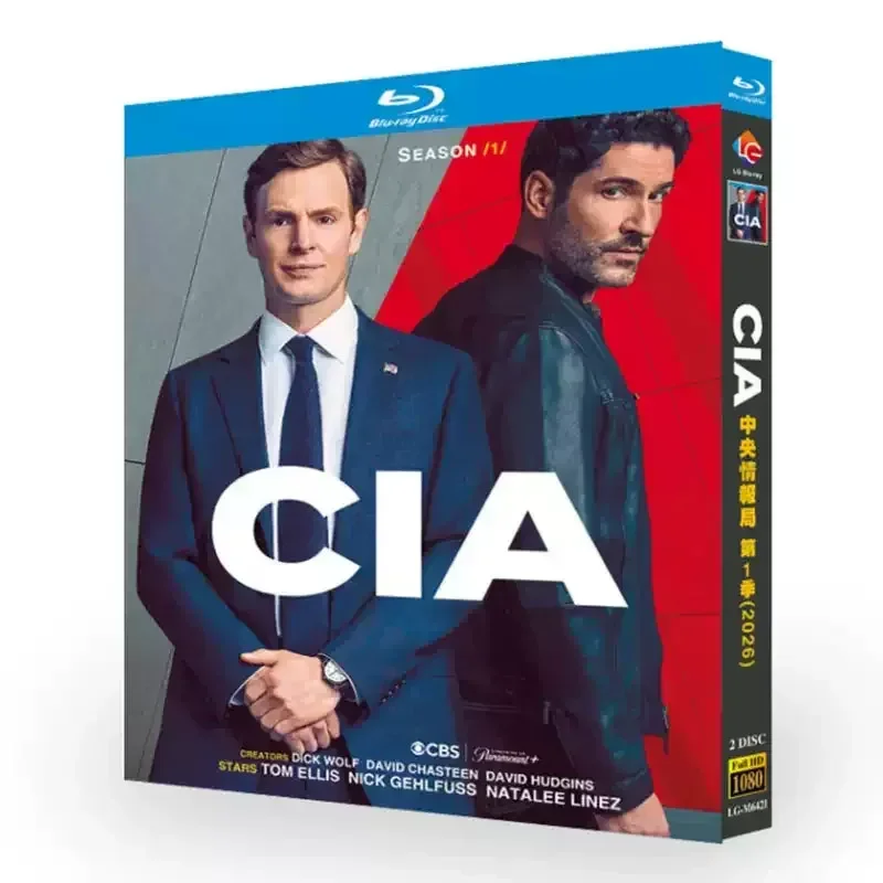 BD Blu-ray Disc American TV Series CIA Season 1 FBI CIA 2 Disc Box