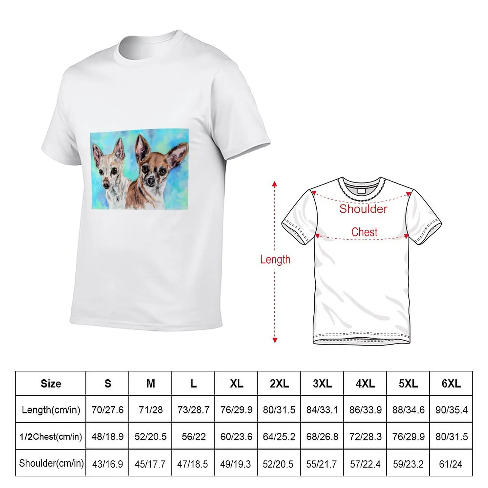 Chihuahuas T-Shirt Aesthetic clothing anime tees cute clothes workout shirts for men