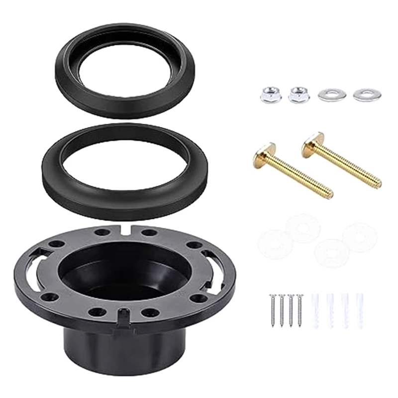 3-In-1 Combo RV Toilet Seal And Flange Kit - Perfect Fit For Residence Models Durable Easy To Use