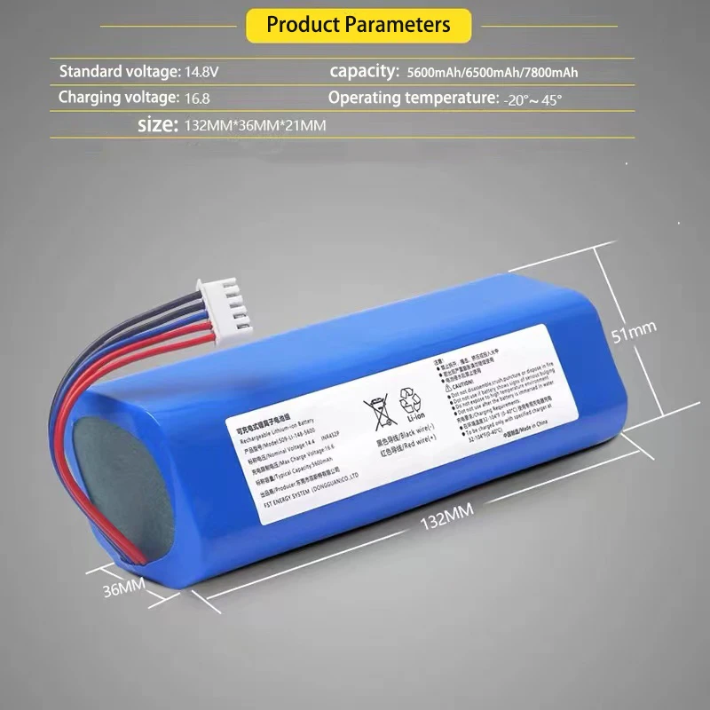 S10-Li-144 battery for ECOVACS T5Max,Deebot T9,X1,DX93，Ozmo T8+,T10,AIVI Yeedi 2 Hybrid,DBX11-11 vacuum cleaners.950,920,DX9G