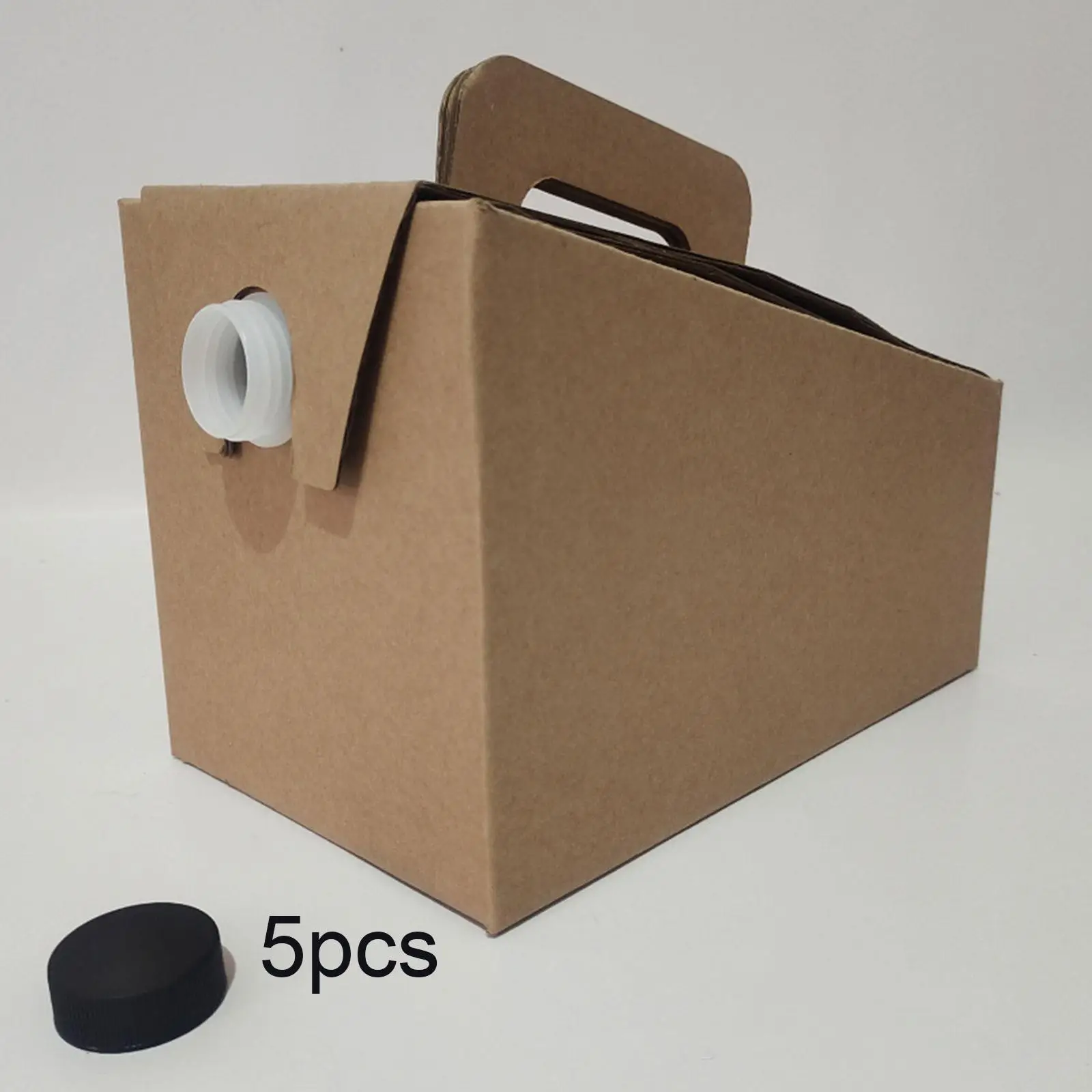 5 Pieces Disposable Coffee Box Drink Box for Team Building Takeout Takeout