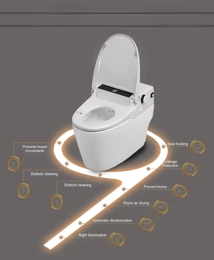 VCC75 Intelligent Bathroom Comfortable Fashion Design Smart Toilet