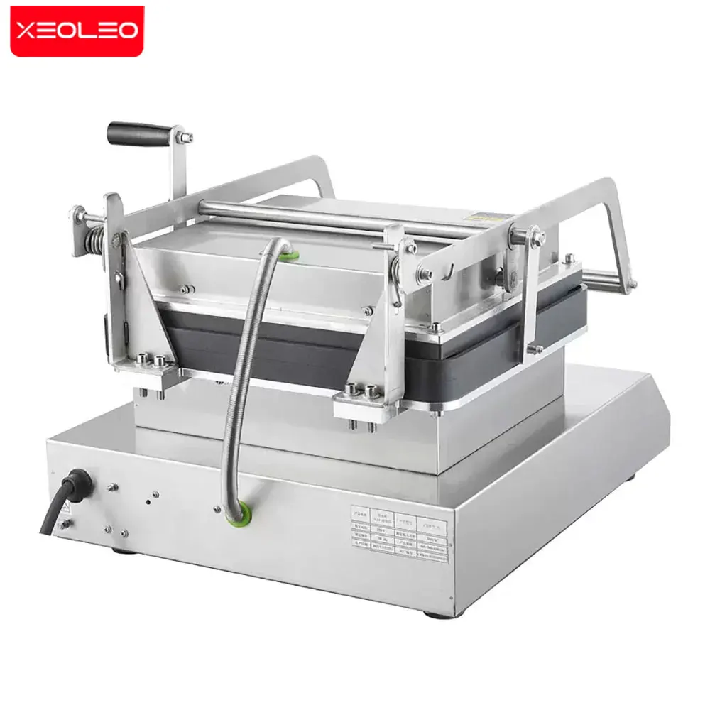 XEOLEO-máquina comercial para hacer tartas de huevo, repostería de 3200W, 30 agujeros, 45MM, antiadherente para hornear