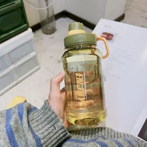 Chai thể thao BPA 1 lít với bộ lọc lớn 800ml ly ấm đun nước bình đựng nước cho nước sôi cho nước sôi 8 Chai thủy tinh bán hàng chính 1 lít - №8