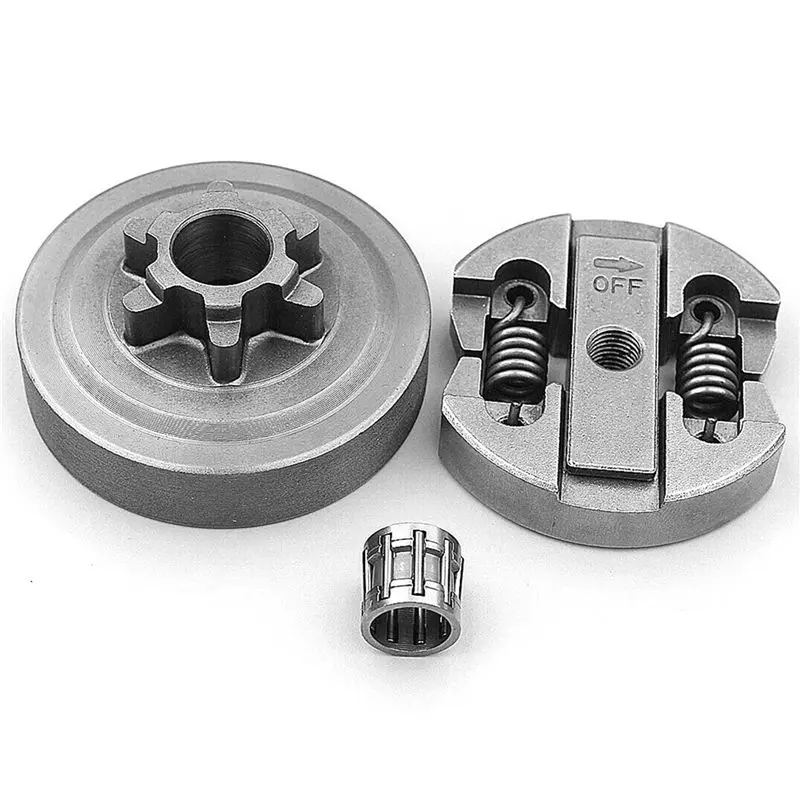 A69E5X Clutch & Clutch Drum & Needle Bearing Fit For Chinese Chainsaw 2500 25CC