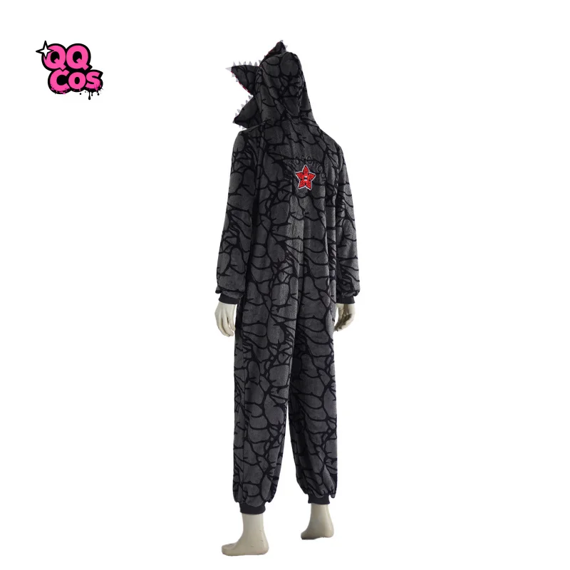 رداء حمام ديموجورجون التنكري لحفلات عيد الميلاد QQcos #4