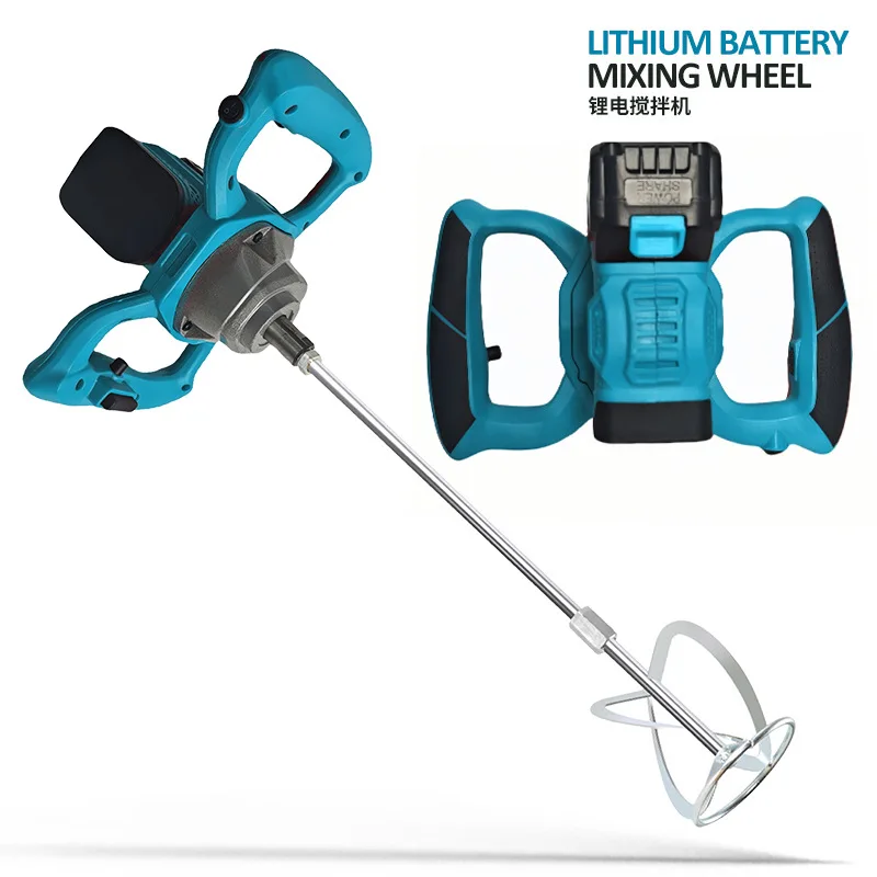الشركة المصنعة لبطارية الليثيوم أدوات كهربائية الصناعية الصف الطلاء المعجون خلاط الاسمنت عجلة القيادة خلاط ستة سرعات