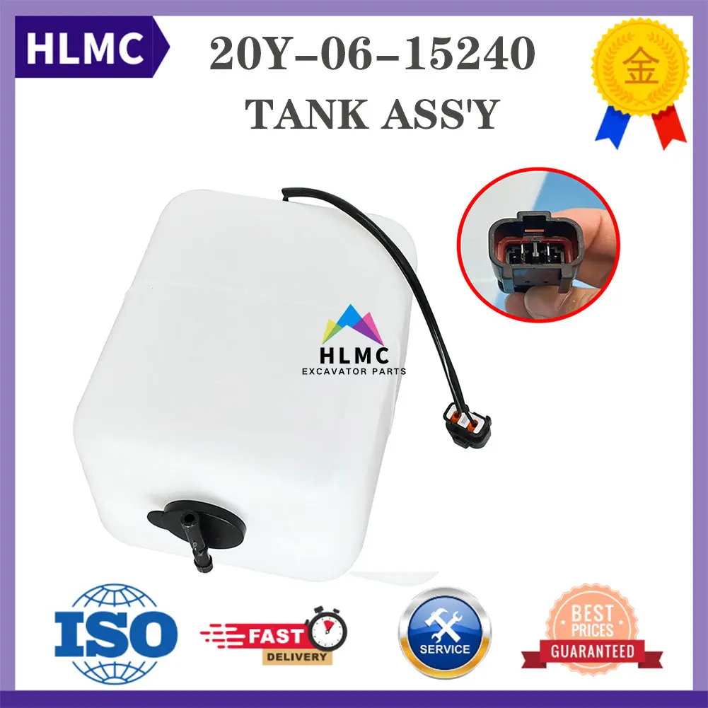 

20Y-06-15240 20Y0615240 Water Expansion Tank For PC130 PC160 PC190 PC200 PC220 PC228US PC240 PC270 PC290 PC308