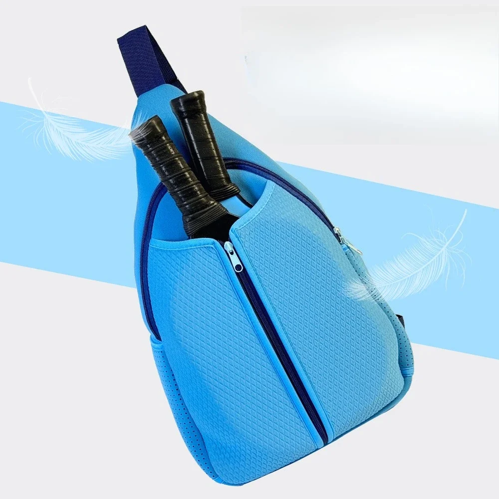 2026 Pickleball Bag for Women & Men, Pickle Ball Shoulder Backpack - Upgraded Zippers, Large Capacity, Protable Adjustable Sling