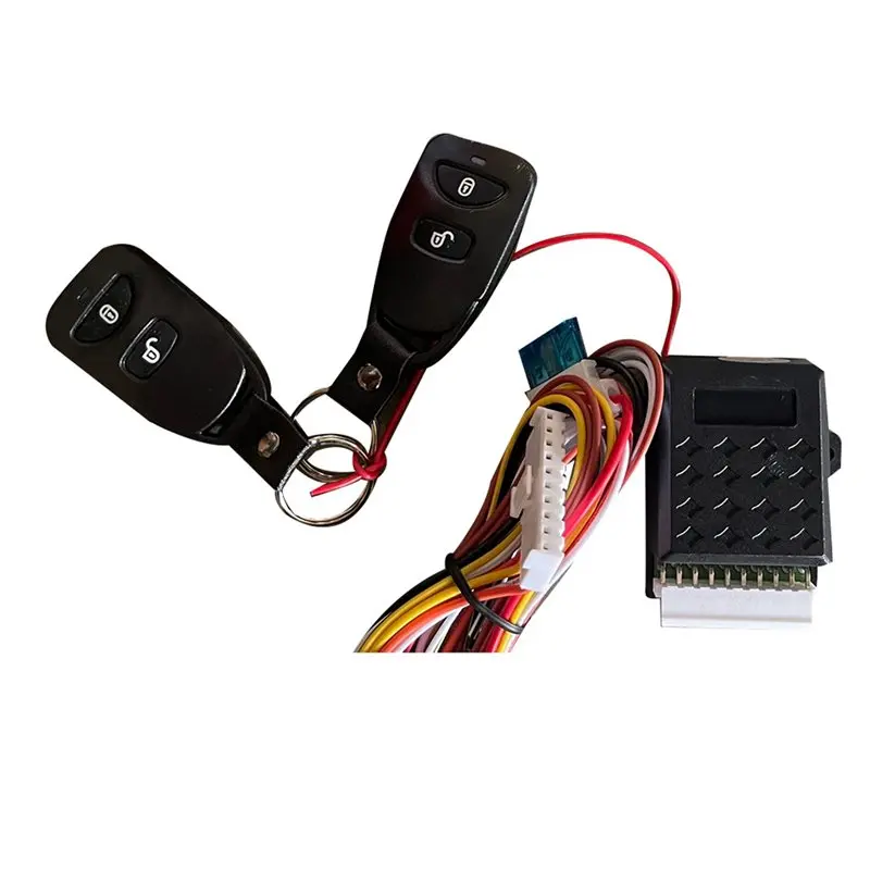 ABTC-3X 12V Universal Car Auto Remote Central Kit Door Lock Locking Vehicle Keyless Entry System With 2 Remote Control