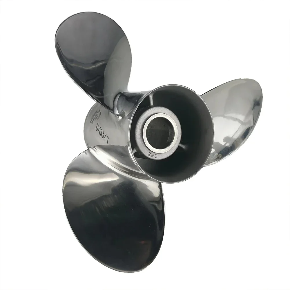 

China Made Stainless Steel Boat Outboard Propeller for Honda Engine 40-140HP 14*11 Engine Outboard Propeller
