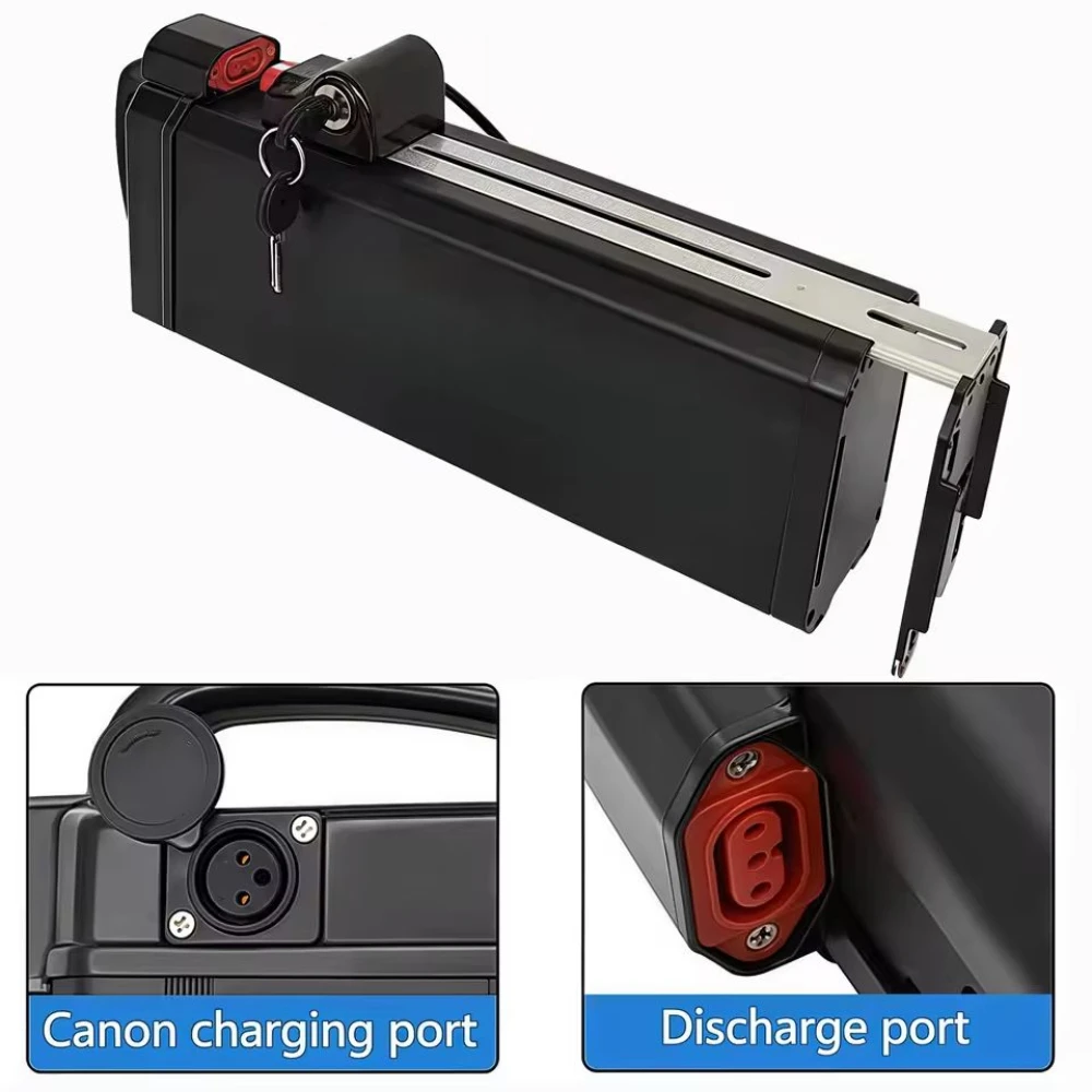 بطارية ليثيوم Haiba 18650 جديدة قابلة للطي 48 فولت 20 أمبير 30 أمبير في الساعة - لمحرك 750-1500 وات Engwe X5 Fiido T1 استكشاف بطارية بديلة Vivi #2