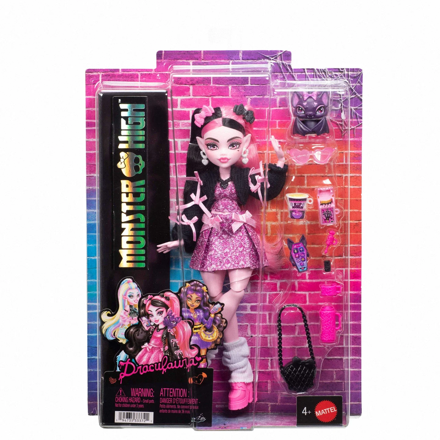 Original Mattel Monster High Draculaura Frankie Lagoona Skelita Action Figure Fashion Doll With Accessories Collectible Gifts