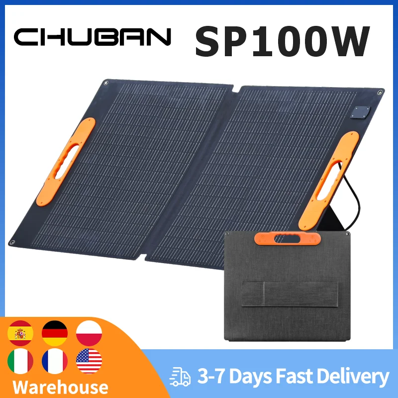 100W Portable Solar…