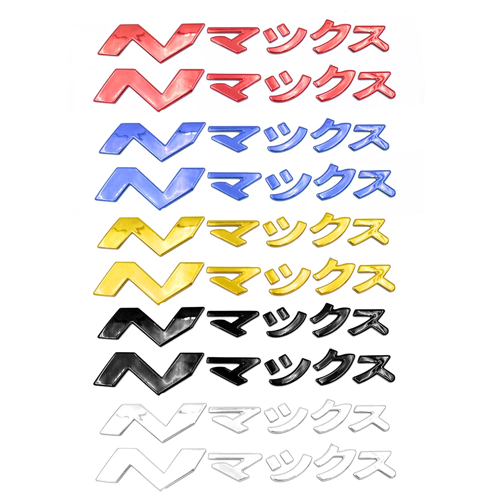 Pokhaomin Motorcycle 3D Japanese N-MAX Waterproof Logo Decals Tank Emblem Stickers For Yamaha NMAX 155 N-MAX NMAX155 125 150