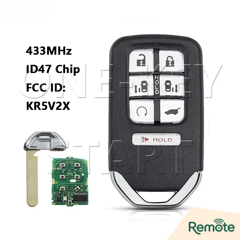 FCC: KR5V2X ID47 Chip 433MHz Proximity-Autoschlüssel für Honda City CRV HRV Civic Odyssey Clarity Jazz Pilot XRV Venzel EX-L – Detail 17