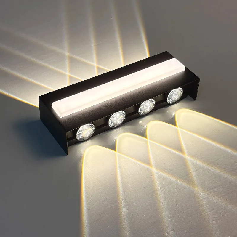 IP65 Waterproof LED Aluminum Wall Light Indoor Outdoor Lamp for Corridor Garden Porch Bedroom Hotel Lighting