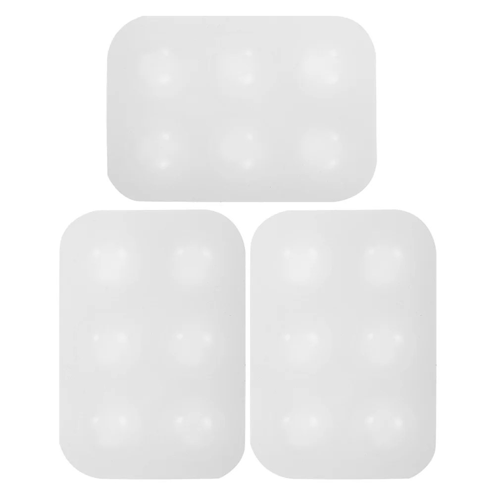 

3 Pcs Watercolor Pallet Reusable Paint Palette Plate Container Portable Tray Trays