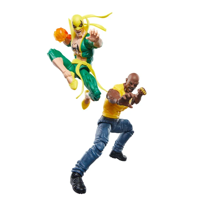 Hasbro Marvel Legends Series Iron Fist and Luke Cage 6-in Action Figure Boy Birthday Gift New Free Delivery