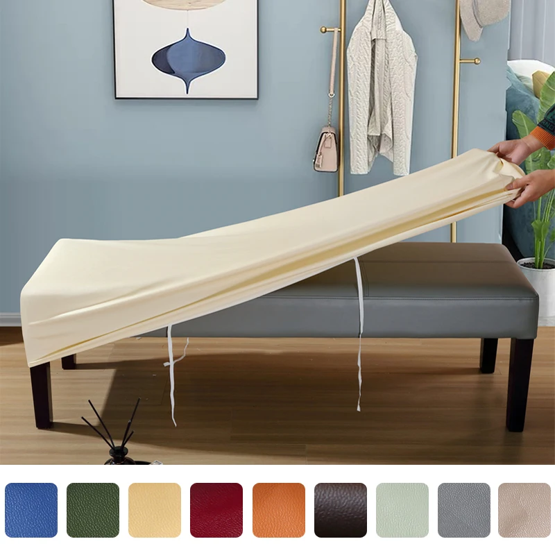PU leather waterproof bench chair cover,funiture protector,slipcovers for bench 80/100/120/150/180/200cm