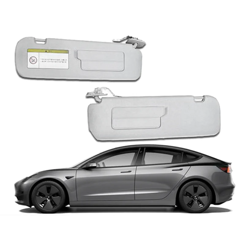 

Premium 1490405-01-B Left Driver Side Car Sunvisor Sunshade For Tesla Model 3/Y 2017-2023