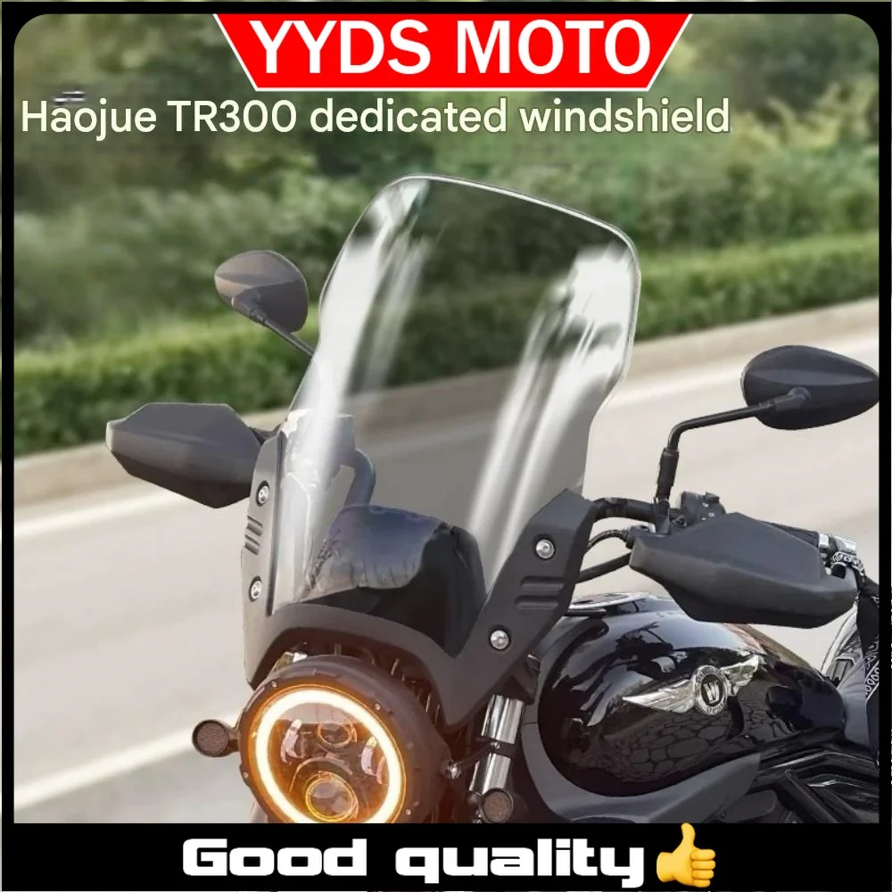 【buona-qualita】parabrezza-anteriore-per-moto-haojue-tr300-versione-da-viaggio-installazione-con-fibbia-originale-per-auto