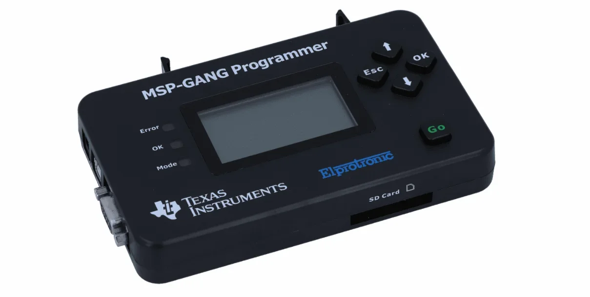 Spot MSP-GANG MSP430 One To 8 Device Programmer, Encoder TI Microcontroller LCD Screen