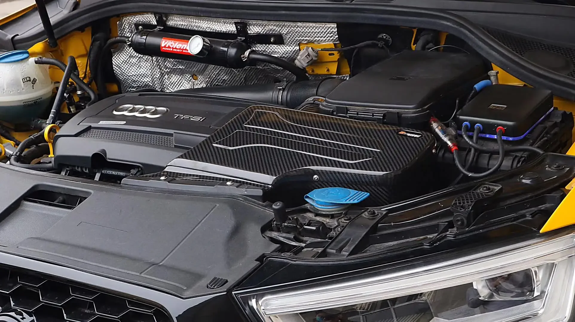 Airspeed Brand Very easy to install 100%  Carbon Fiber Cold Air Intake System For audis Q3 2.0T