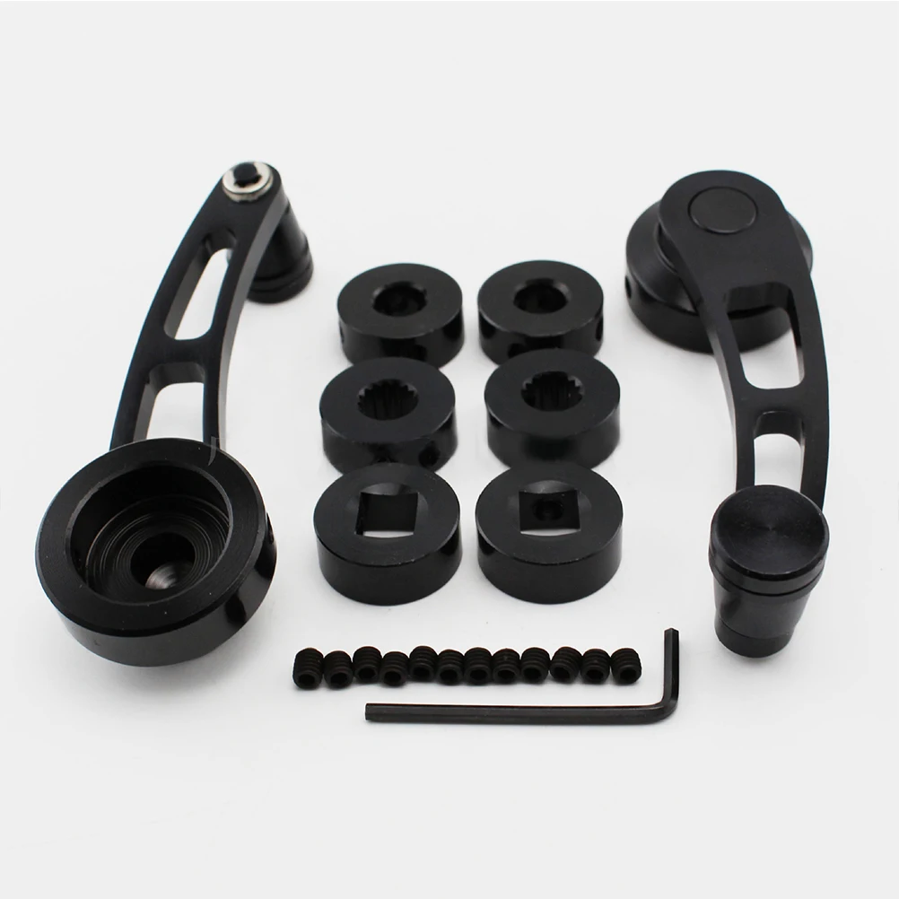 

Universal Aluminum Alloy Car Window Crank Handle Set Door Glass Handles Replacement