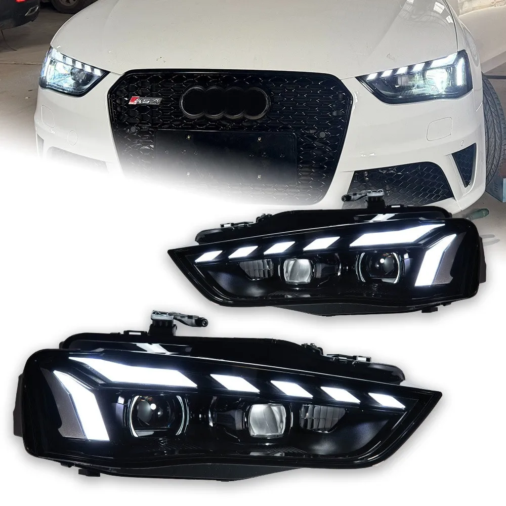 Headlight Assembly For 2013-2014-2015-2016  Audi A4L LED Signal DRL Projector Headlights Daytime running light headlamp