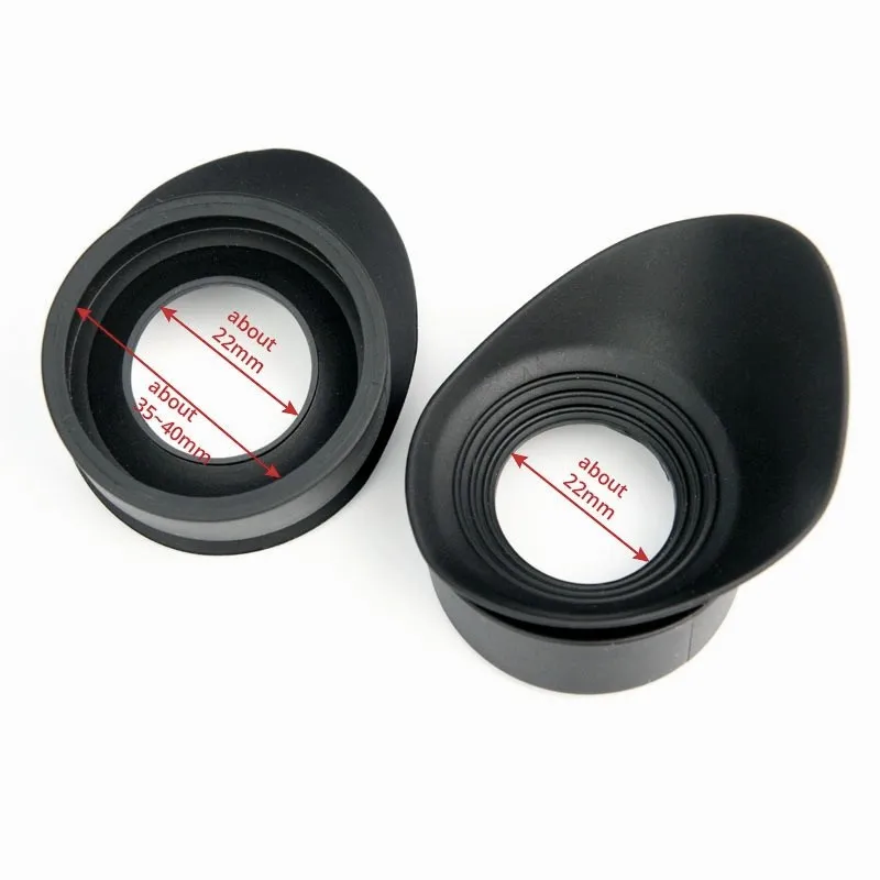 2 PCS 40mm Rubber Eyepiece Eye Shield Binoculars Eye Guards Microscope Eye Cups Olympus Suitable