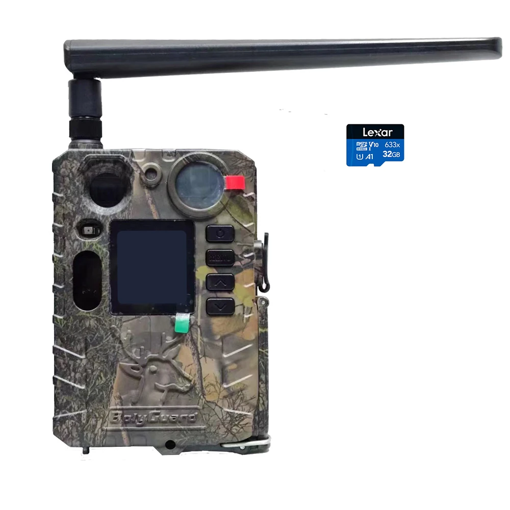 

BolyGuard BG410-MS 4G Wireless Hunting Trail Camera 37MP/4K 940nm No Glow With 32G TF Wildlife Security Camera IP66 Waterproof