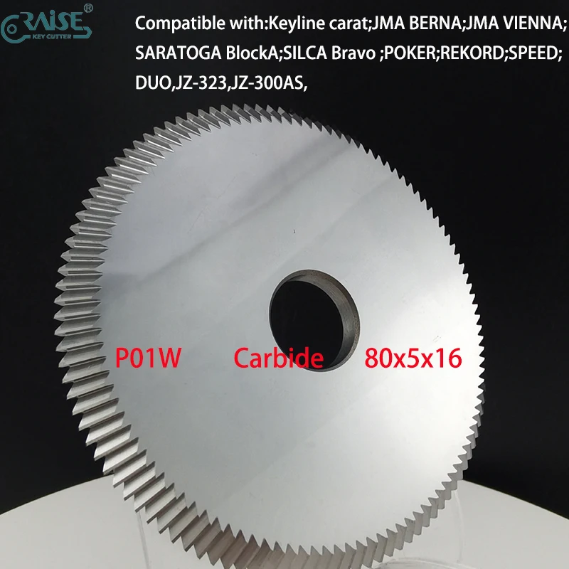 

RAISE Key Cutter Compatible With SILCA P01W FP24 WPP01 ILCO SILCA BRAVO DUO SPEED KEYLINE CARAT JMA BERNA Key Machine