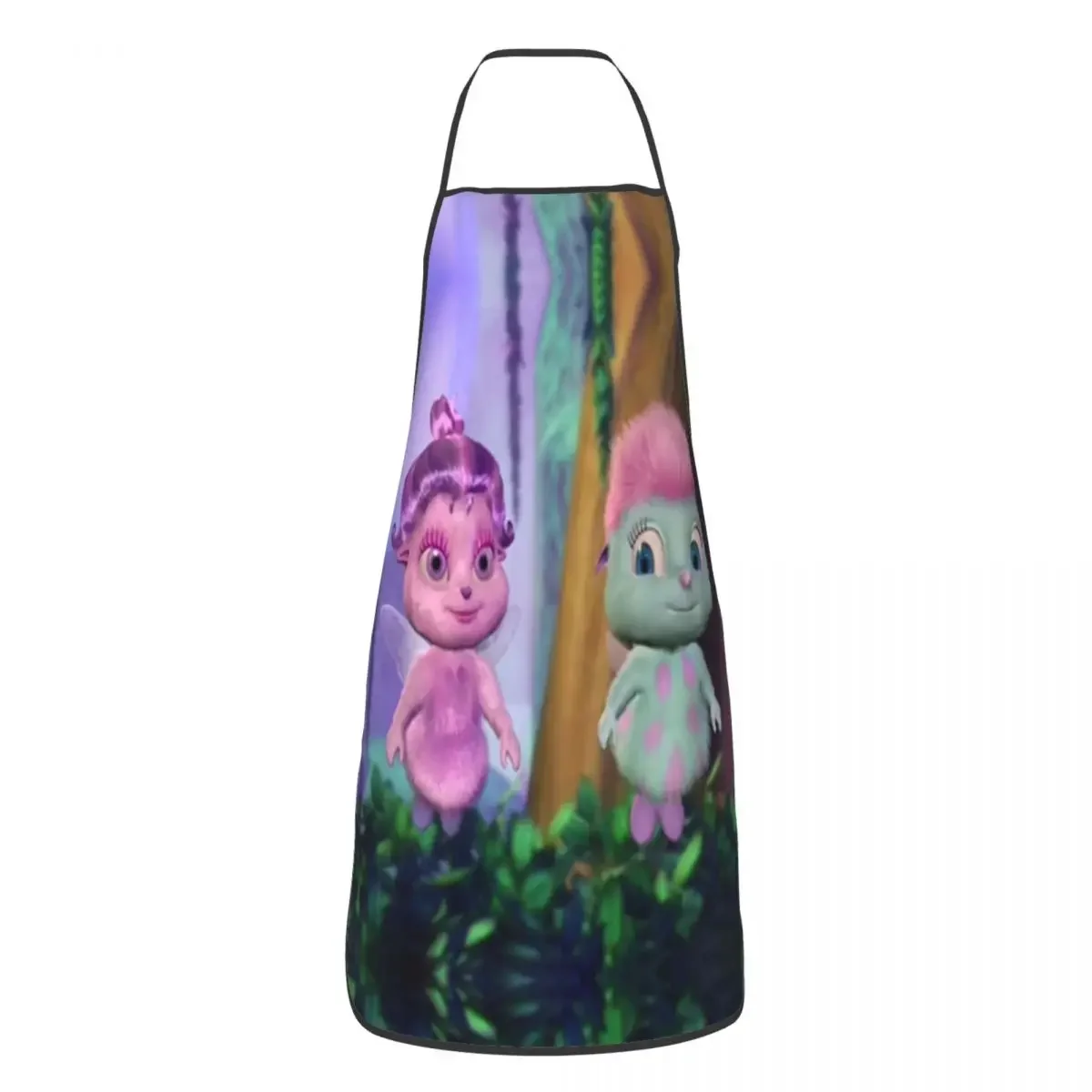 Dizzle And Bibble Funny Apron for Women Men Fairy's Pet Adult Unisex Kitchen Chef Bib Tablier Cuisine Cooking Baking Painting