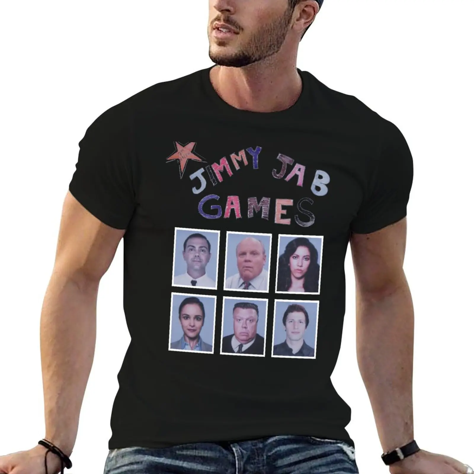 Jimmy Jab Games - Brooklyn 99 T-Shirt Aesthetic clothing anime stuff cute tops customs design your own slim fit t shirts for men