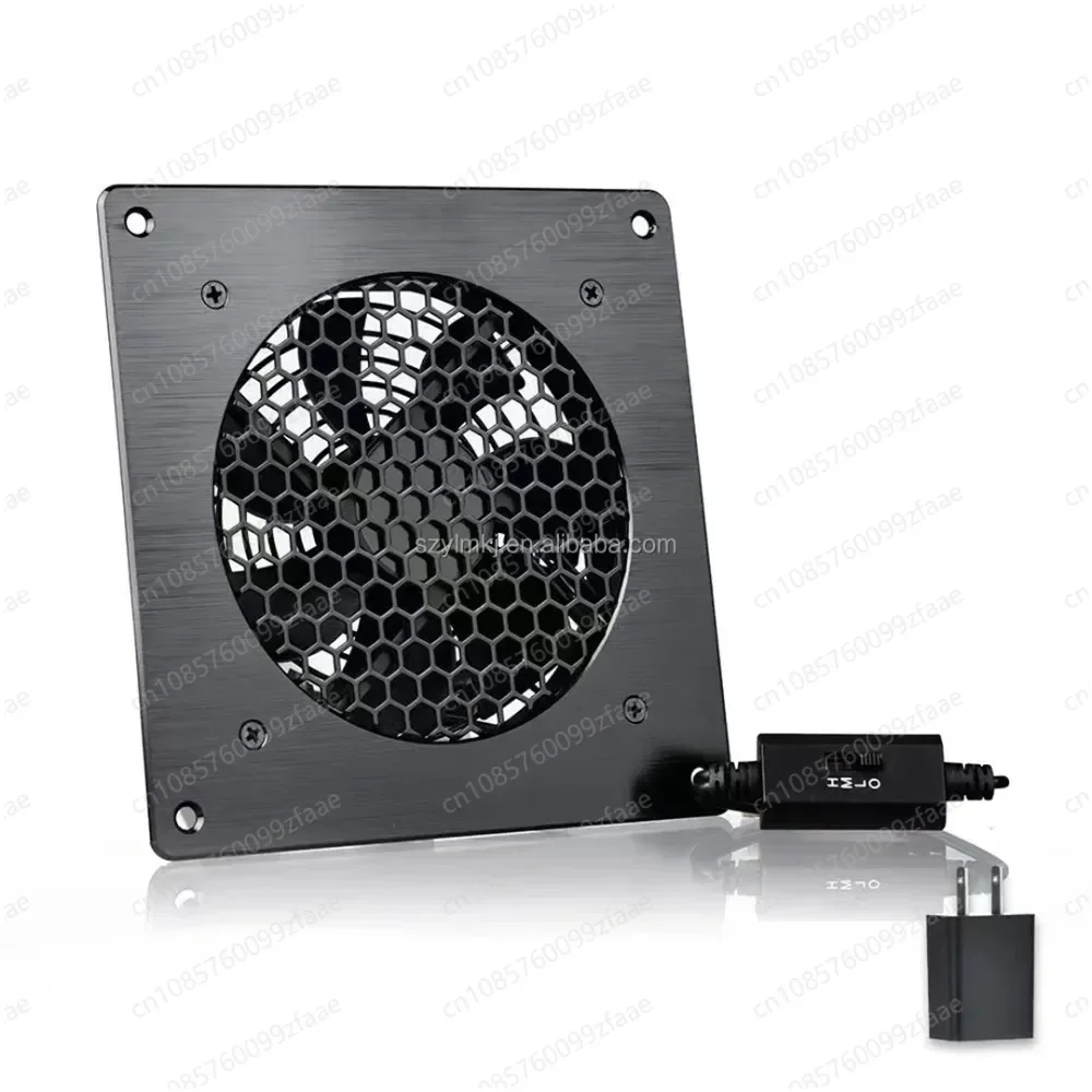 Infinity 120mm USB Axial Flow Fan 5V DC Speed Control Entertainment Center Server Rack Cabinet House Cooling AC Adapterhg1
