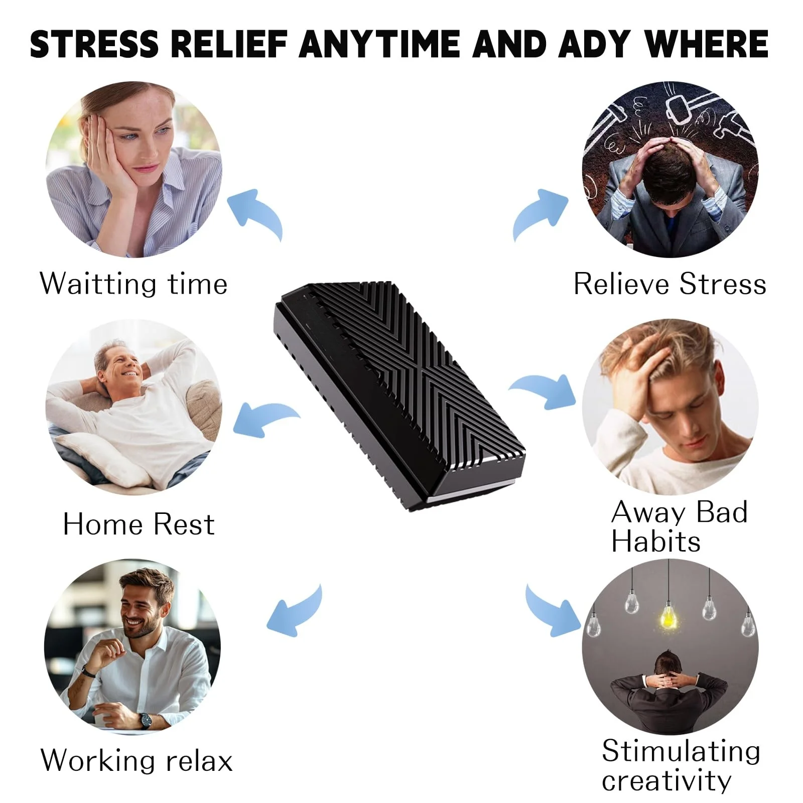 جيروسكوب رائع بأطراف الأصابع، تصميم سهم متعدد، إحساس منزلق لا نهائي لدفع البطاقات #4