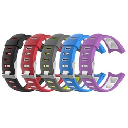 Men's Universal Dual Color Silicone Watch Band Watch Strap Wristband For SUUNTOs Quests M1 M2 M4 M5 M Series Smart Watch