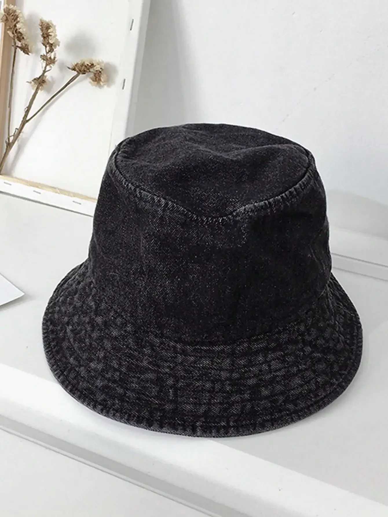 

Korean Style Wide Brim Bucket Hat, Men/Women Spring Summer Thin Ins Japanese Face Cover Sun Protection Hat, Fashion Solid Color Boho Casual Party Street Elegant Polyester Windproof UVA/UVB Protection Hats